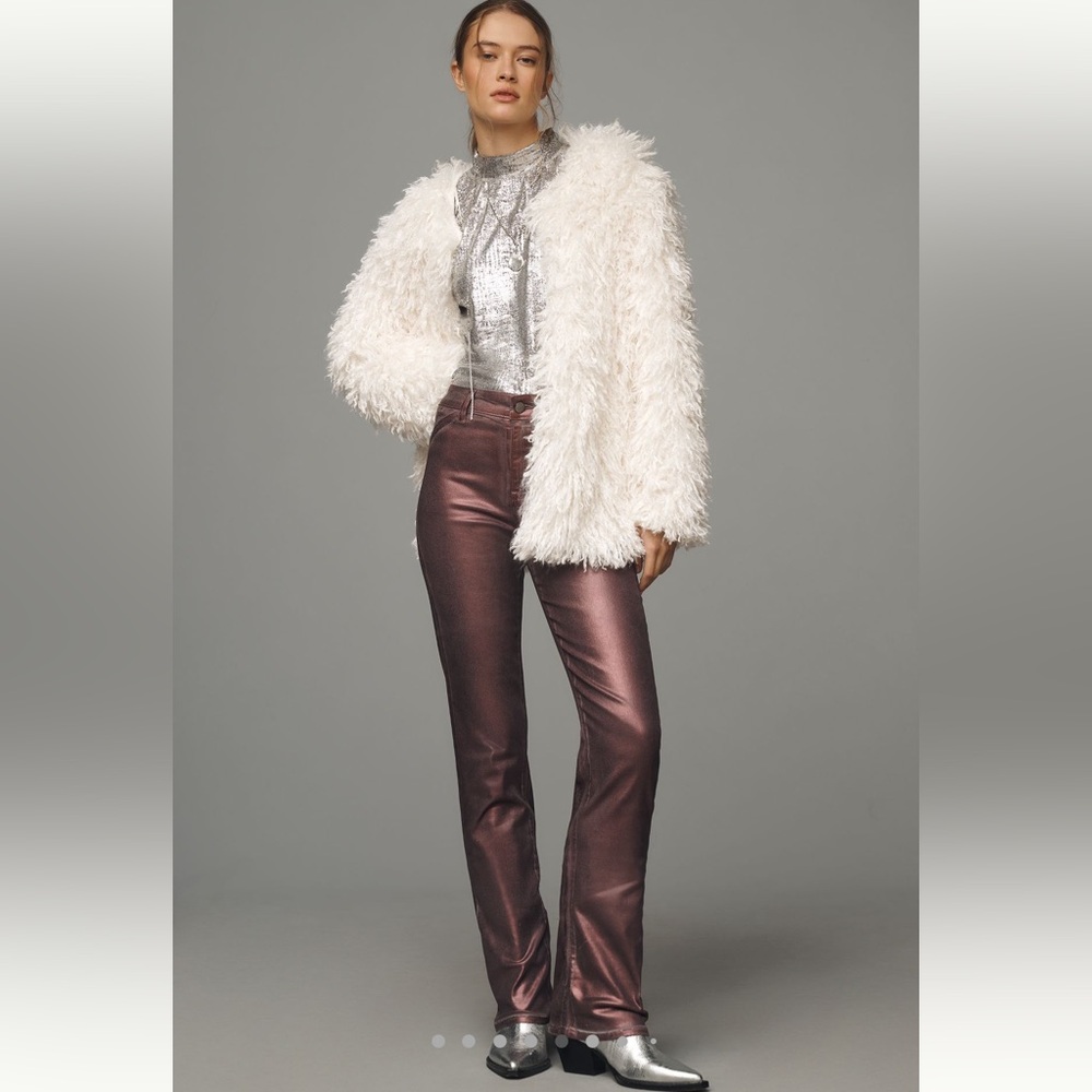Anthropologie NWT Sz XS shaggy faux fur jacket; top-rated & sold out @anthro - Picture 8 of 16